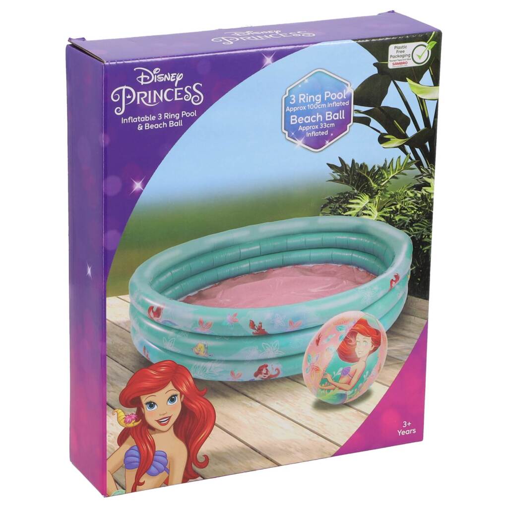 Piscina Disney Ariel 3 Anelli