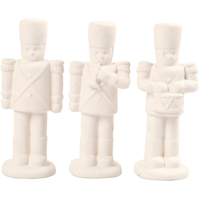 Schiaccianoci Creative Company, h: 14 cm, bianco, 3 pezzi 1 scatola