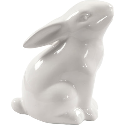 Coniglio Creative Company, h: 9 cm, p 5,5 cm, bianco, 12 pezzi 1 scatola