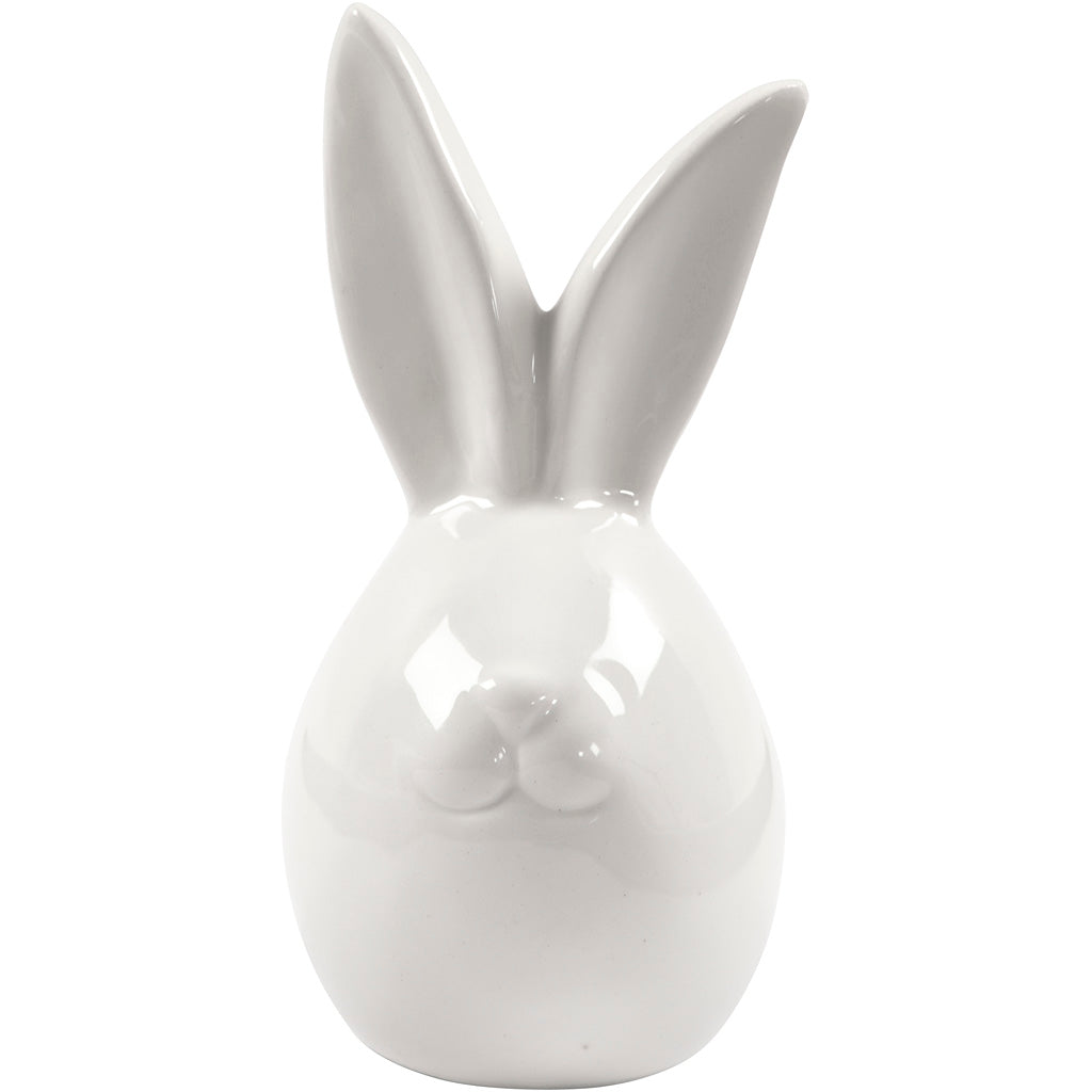 Coniglio Creative Company, h: 11,4 cm, p 5,5 cm, bianco, 12 pezzi 1 scatola