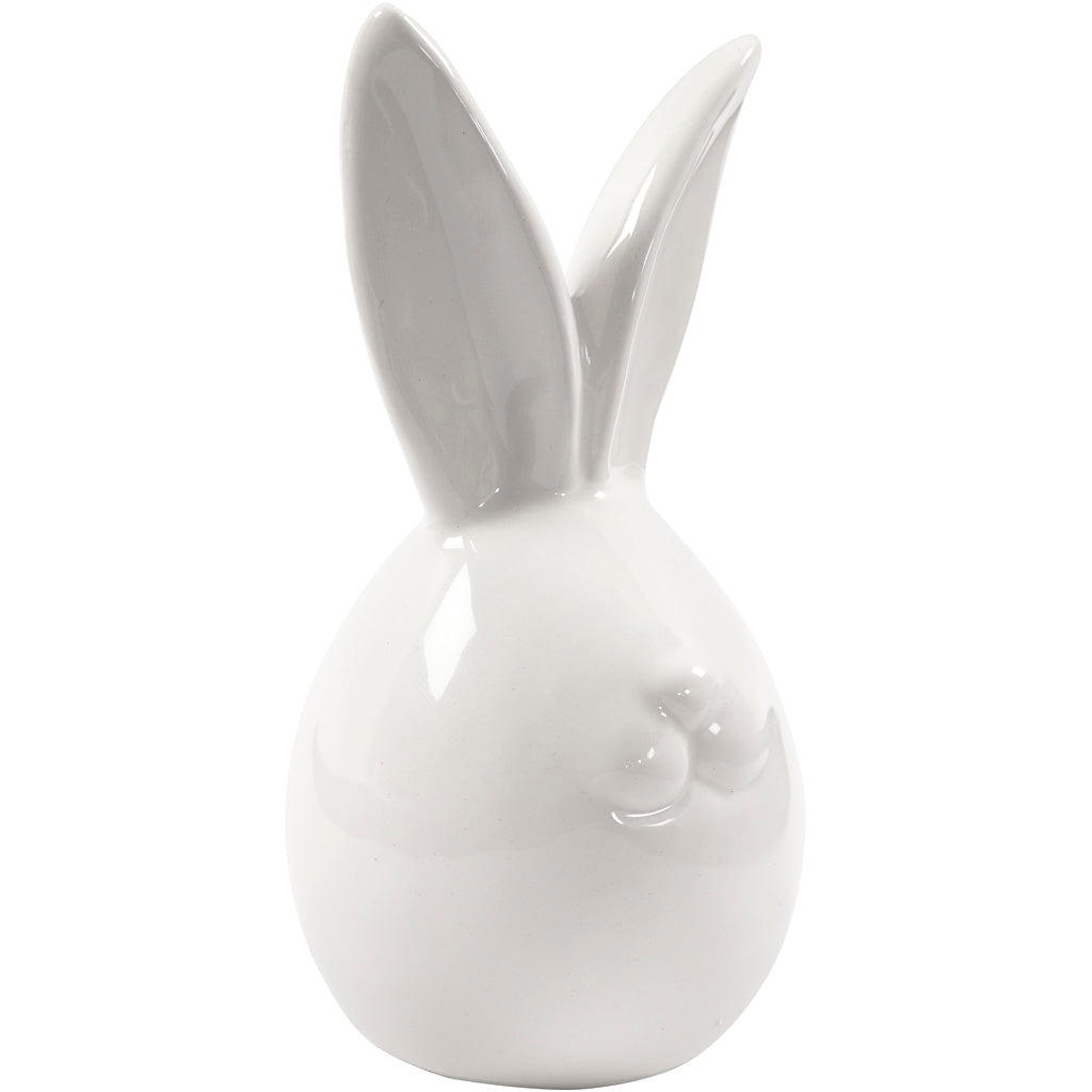 Creativ company rabbit, h: 11.4 cm, d 5.5 cm, white, 12 pieces 1 box