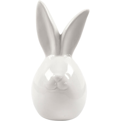 Coniglio Creative Company, h: 11,4 cm, p 5,5 cm, bianco, 12 pezzi 1 scatola
