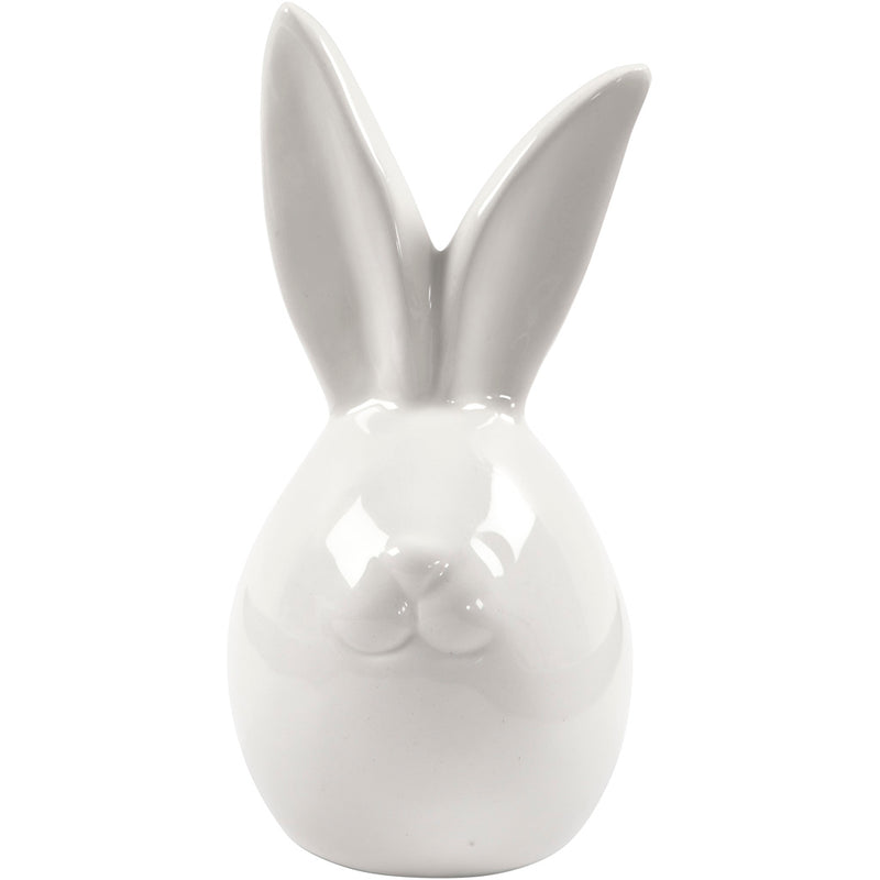 Coniglio Creative Company, h: 11,4 cm, p 5,5 cm, bianco, 12 pezzi 1 scatola