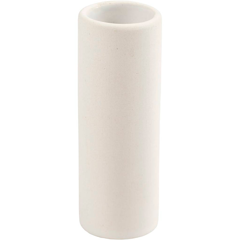 Vaso Creative Company, h: 11 cm, d 4 cm, bianco, 1 pezzo
