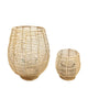 Dijk Natural Collection Lanterna in rattan ø32x39cm set di 2