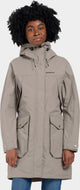 Didriksons Thelma Wns Parka 10 giacca da esterno da donna - marrone cenere