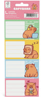 Etichette scolastiche autoadesive Animali capibara - set da 16 pezzi