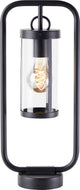 Brilliant sidney - lampada da esterno con piantana - altezza 48 cm - e27 max 1x20w - ip44 - nero