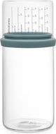 Barattolo in vetro Brabantia con misurino - 1 l - menta