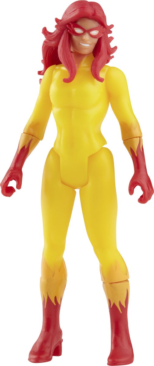 Marvel legends retro collection: estrella de fuego - figura de juego