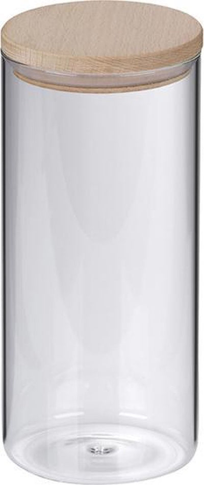 Kela kitchen - tarro de almacenamiento amelie 1,5 litros - vidrio - transparente