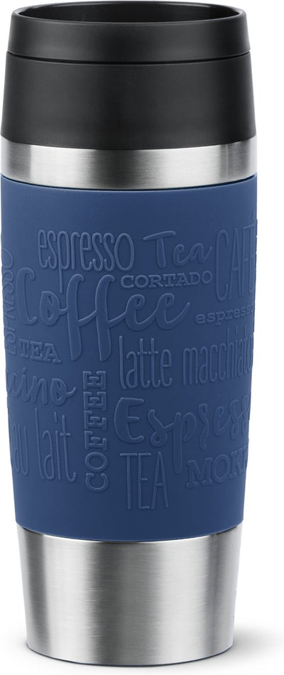 Tazza da viaggio Tefal classic n2020310 - borraccia termica - 360 ml - blu scuro - isolante - a tenuta stagna