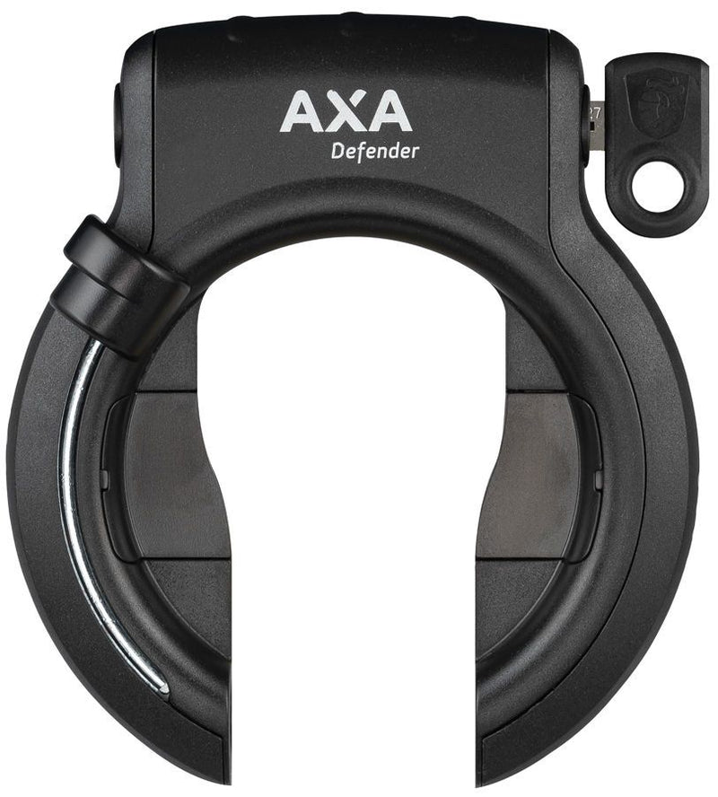 AXA Ringslot Defender con cilindro a 2 rack e chiavi rimovibili Black lucido (imballaggio del workshop)