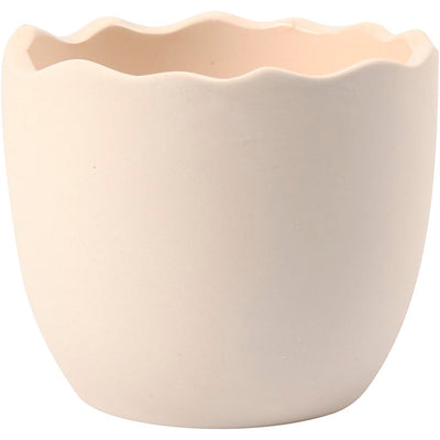 Vaso da fiori Creativ company, h: 6,3 cm, p 7,5 cm, bianco, 24 pezzi 1 scatola