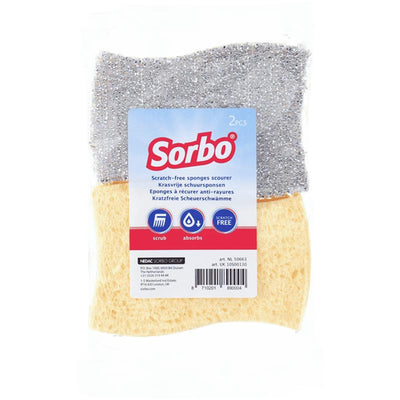Sorbo 2 estropajos antiarañazos