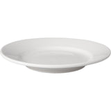 Mammoet bord brede rand budgeltline porselein wit 18cm set a 6 stuks - afbeelding 2