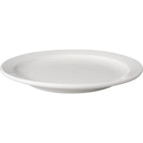 Mammoet bord smalle rand budgetline porselein wit 21cm (set van 6) - afbeelding 1