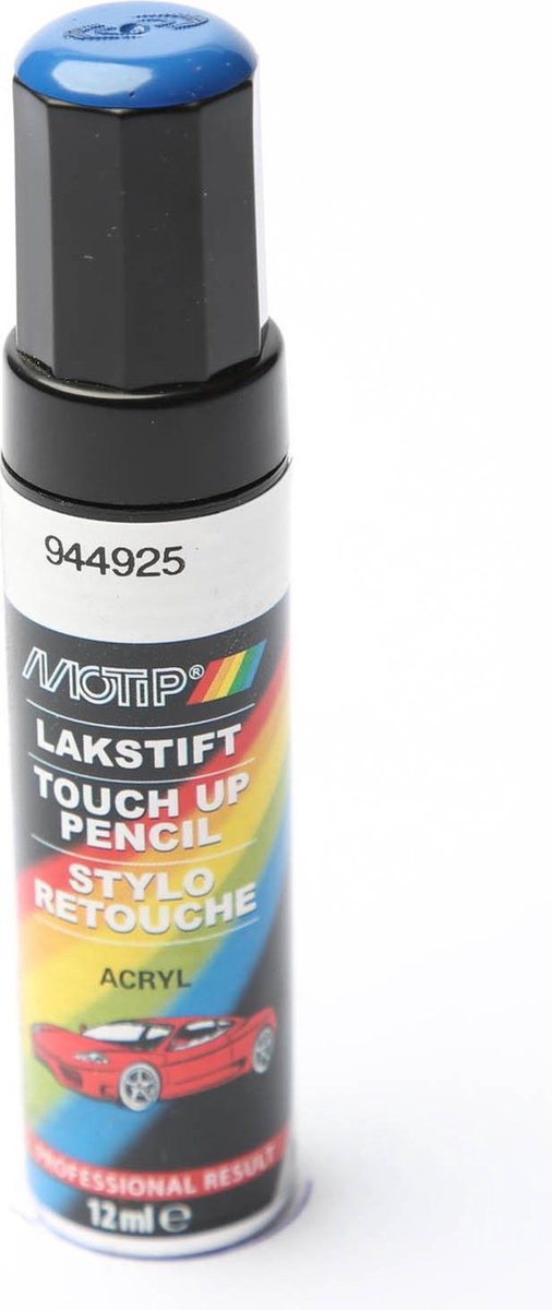 Motip 944925 - auto lakstift - blauw - 12 ml