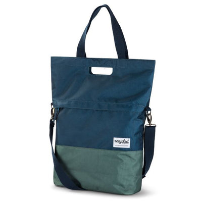 Urban proof bicycle shopper Blauw-Groen 20L