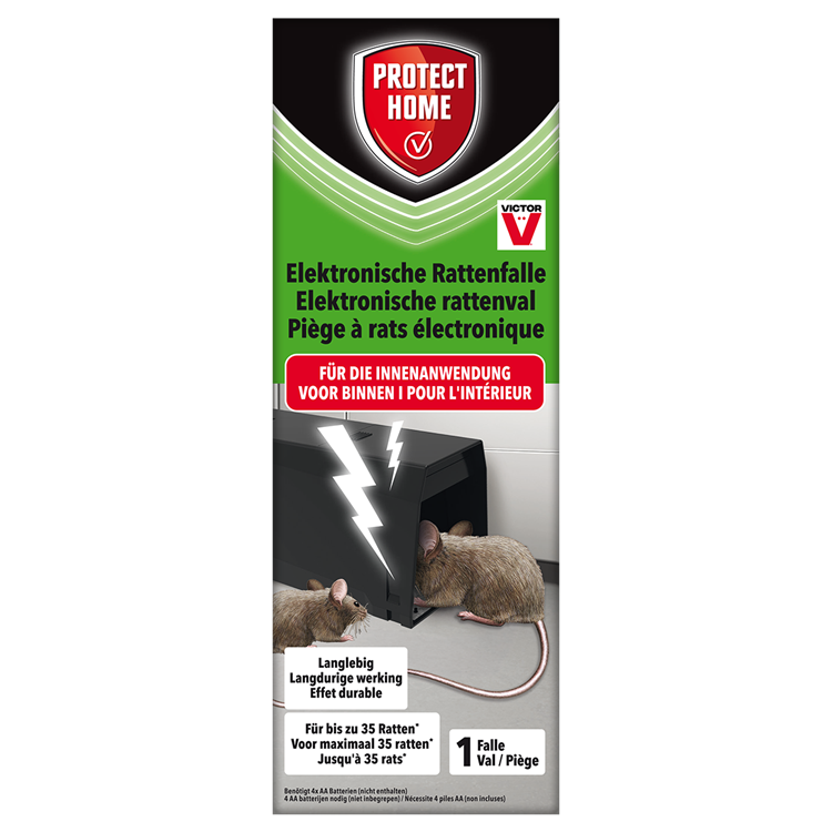 Pro-tect 1076862 - val ratten electronic 1st protect home | 1 stuks