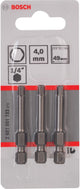 Punta Bosch 1 4xh-tors is 4.0 3 49mm - 3 pezzi