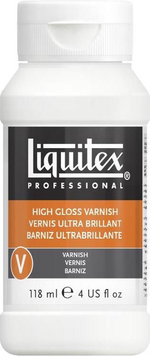 Liquitex 126604 vernice professionale lucida 118ml - vernice acrilica, trasparente, resistente ai raggi UV, durevole, lucida - vernice lucida
