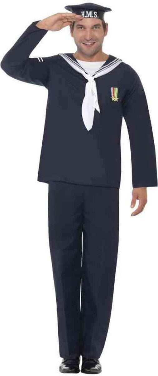 Traje de marinero Smiffys - trajes de marinero hombre - talla l - 54-56