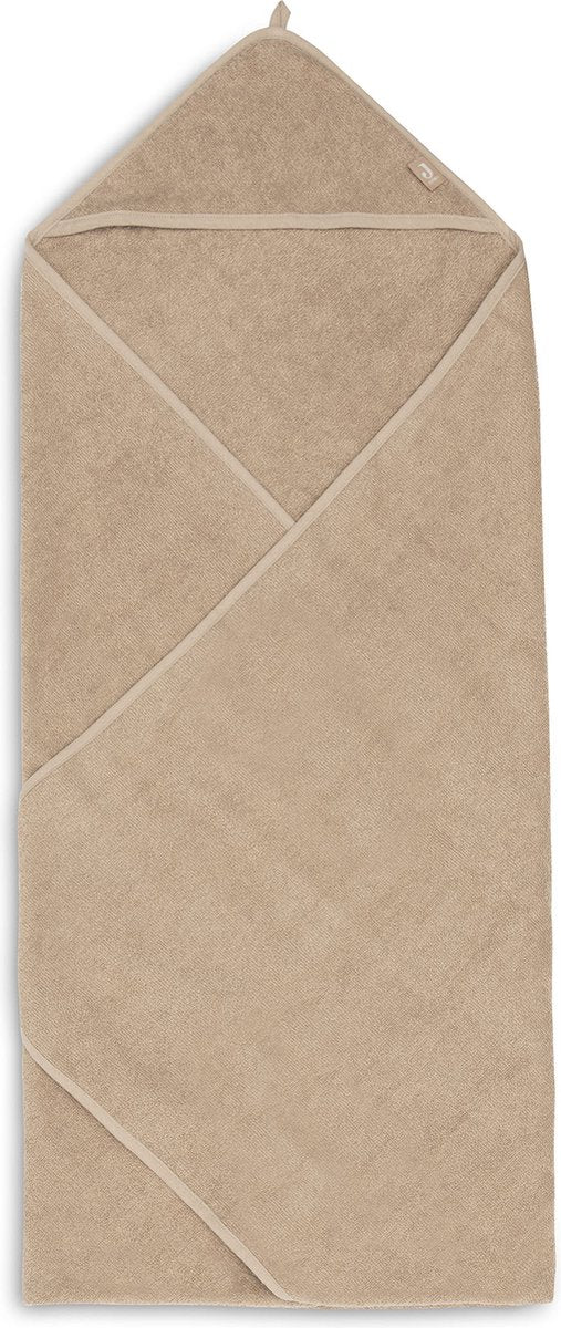 Jollein - mantellina da bagno in spugna 100x100 cm - asciugamano per bambini con mantellina da bagno, scialle, poncho da bagno - biscotto