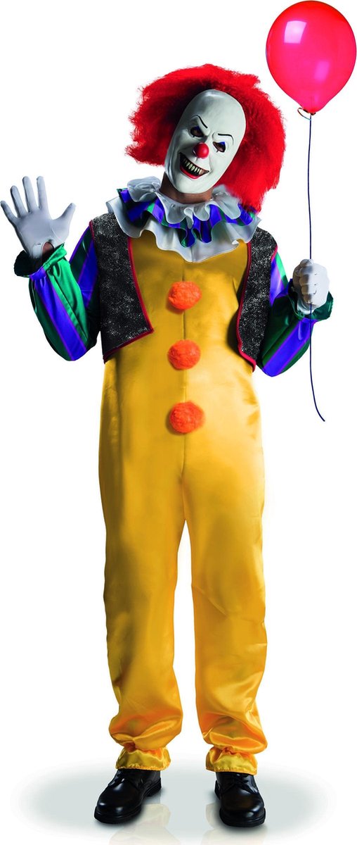 Disfraz de payaso Vegaoo deluxe terror it™ para adulto - disfraz - m l