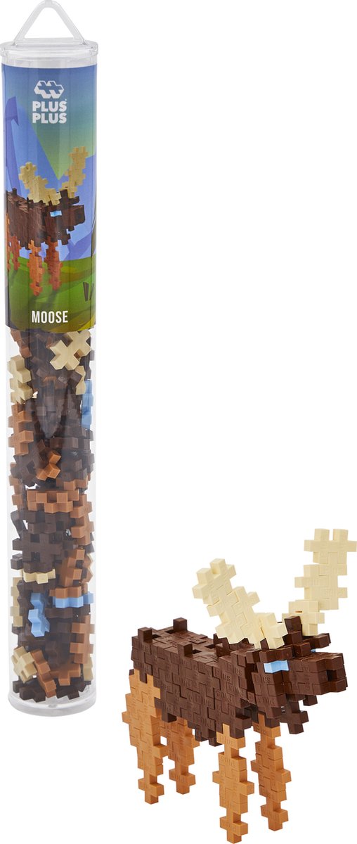 Plus plus tubo alce plus-plus: 100 piezas (4288)