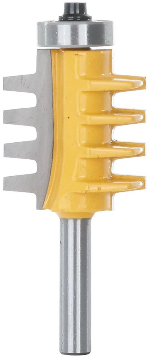 Set di frese universali Geko - multi-slot - albero da 8 mm - altezza 38 mm - con cuscinetto