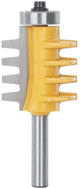 Set di frese universali Geko - multi-slot - albero da 8 mm - altezza 38 mm - con cuscinetto