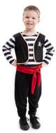Little Adventures - set de disfraces de piratas - talla 110-122 - cómodamente lavable - set de disfraces de piratas para niños