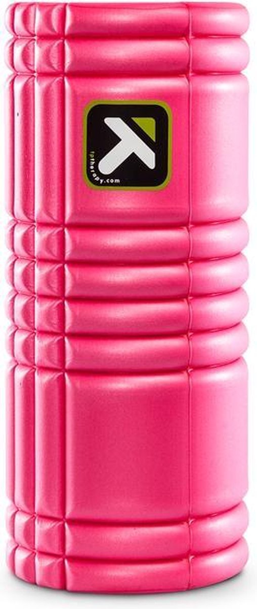 Triggerpoint - the grid 1.0 foam roller - 33cm - roze - schuim - massage roller - yoga - pilates - fitness