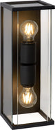 Lucide claire - aplique interior exterior - 2xe27 - ip54 - antracita