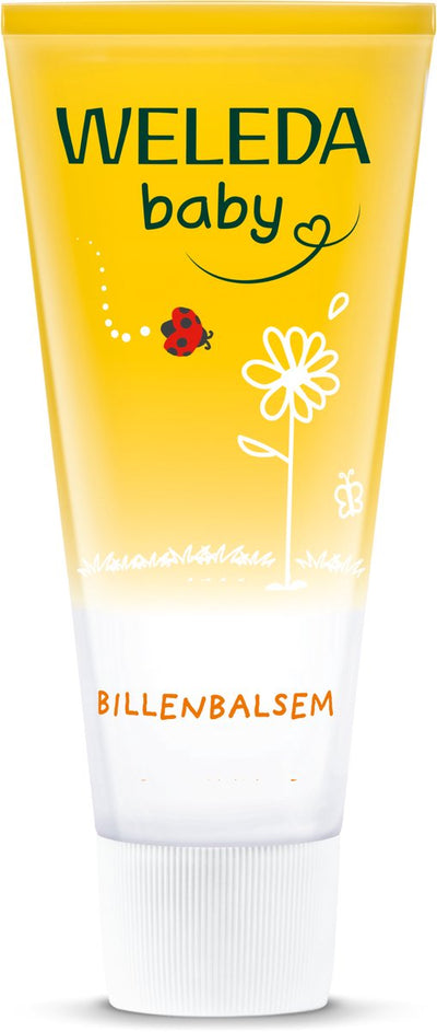 Weleda balsamo per glutei per bambini - unguento per glutei - camomilla alla calendula - protegge dall'eritema da pannolino aiuta a riparare i glutei irritati per bambini - 100% ingredienti naturali - 75 ml