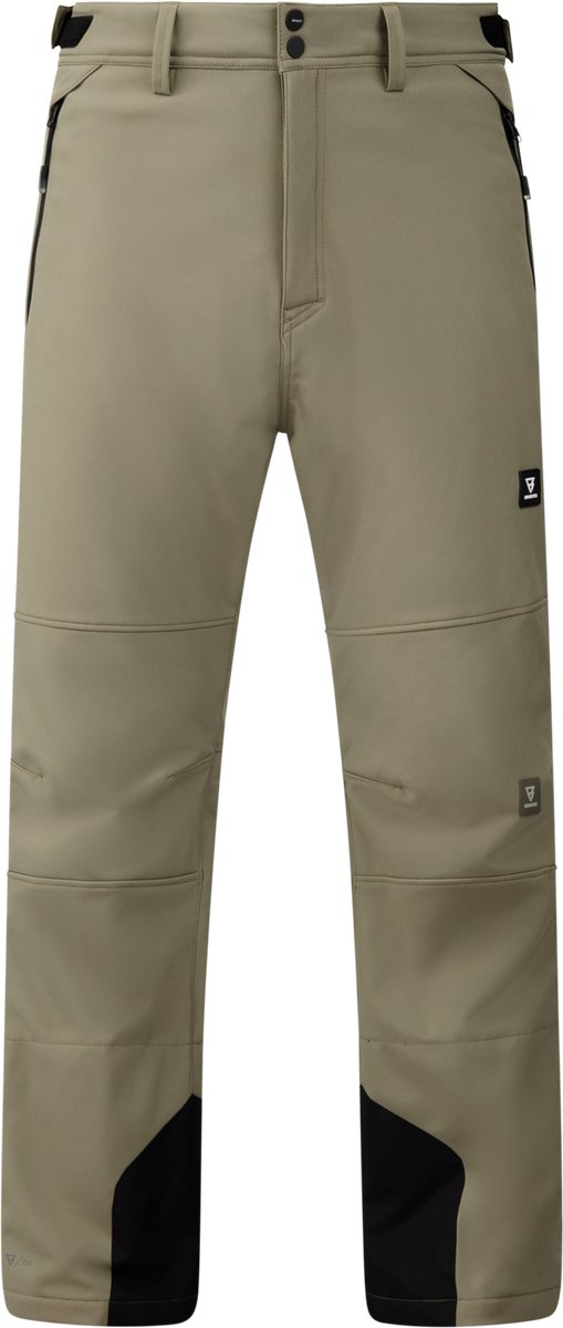Pantaloni da neve softshell da uomo Brunotti Huygens | verde scuro