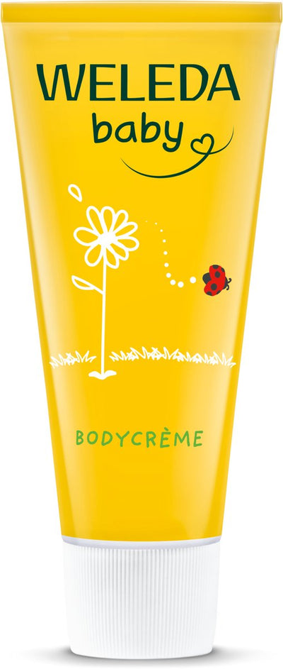 Crema corpo bambino Weleda - camomilla calendula - nutre e protegge intensamente la pelle del bambino - ingredienti naturali al 100% - 75 ml