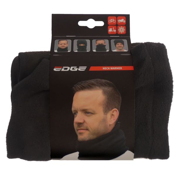 Scaldacollo multifunzione Edge - poliestere - nero