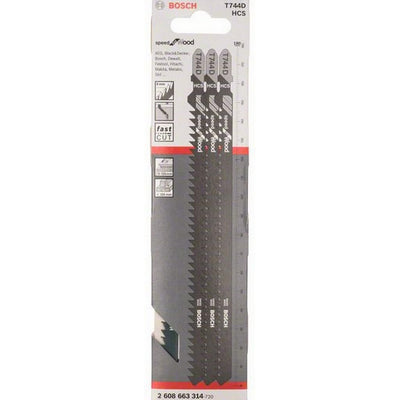 Accesorios bosch 3x hoja de sierra de calar hcs t744d - 2608663314
