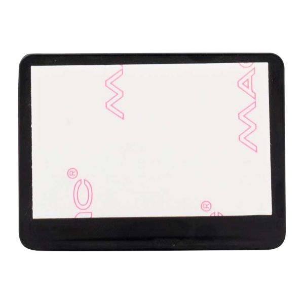 Slice arancione rettangolo riflettore 62 x 45 mm.