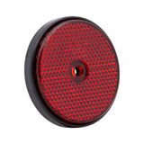 Ronde reflector 60 mm. rood - afbeelding 1
