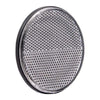 Reflector rond 70 mm. wit plak