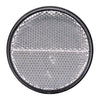 Reflector rond 70 mm. wit plak