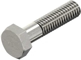 Bullone esagonale m20x130 d931 acciaio inox a2 | 10 pezzi
