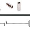 Kabelset Elvedes Trommelrem 1.70M 2.35M Rvs Zwart