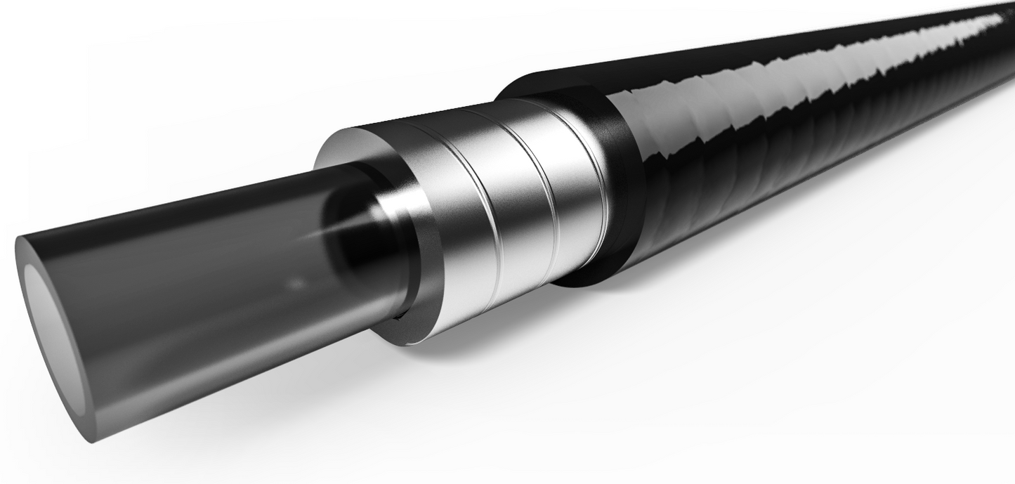 Elvedes Dropper Cable exterior de 3.65 mm 30m Superflex negro