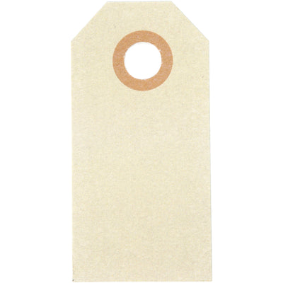 Etiquetas manila Creativ company, tamaño 3x6 cm, 250 gr, crema, 30 piezas 1 caja