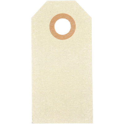 Etiquetas de creativ Company Manilla, Dim 3x6 cm, 250 gr, crema, 1000 piezas 1 caja
