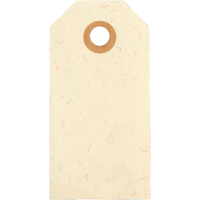 Etiquetas manila Creativ company, tamaño 4x8 cm, 250 gr, crema, 20 piezas 1 caja